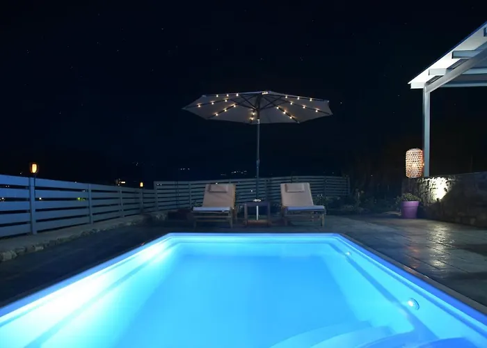 Blue View #2 Luxury Sea View Mini Shared Pool Parasporos